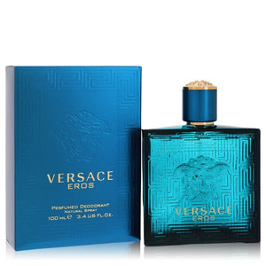 Versace Eros van Versace Deodorant Spray 3,4 oz voor mannen