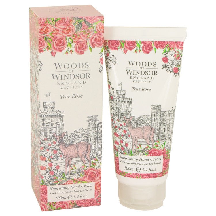 True Rose by Woods of Windsor Cremă de mâini 3,4 oz pentru femei