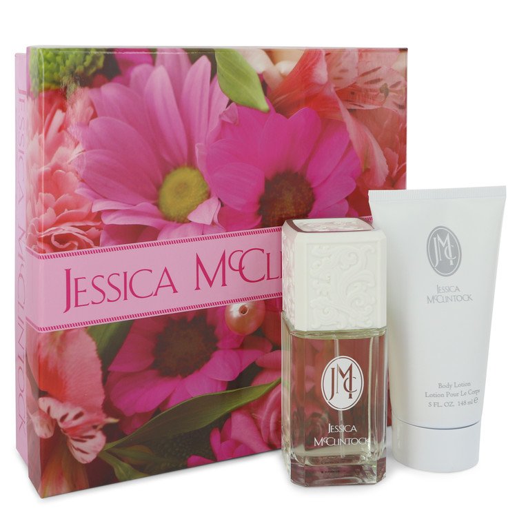 Conjunto de Presente Jessica McClintock 3.4 oz Eau de Parfum Spray e 5 oz Loção Corporal