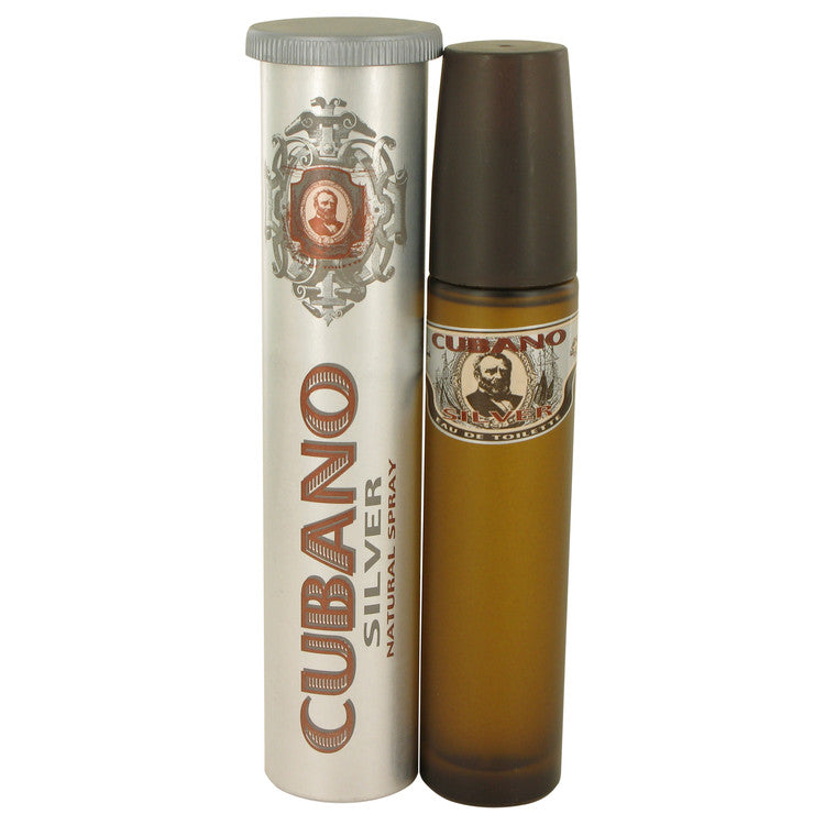 Cubano Silver Eau De Toilette Spray 2 Oz Para Homens Fragrância Duradoura de Menta Picante