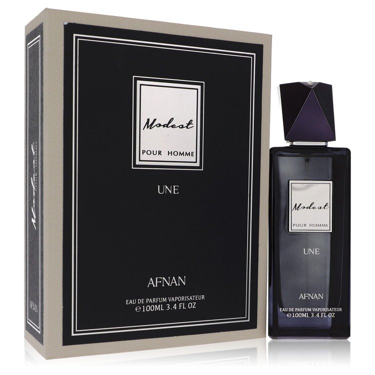 Modest Pour Homme Une de Afnan Eau De Parfum Spray 3.4 oz pentru bărbați