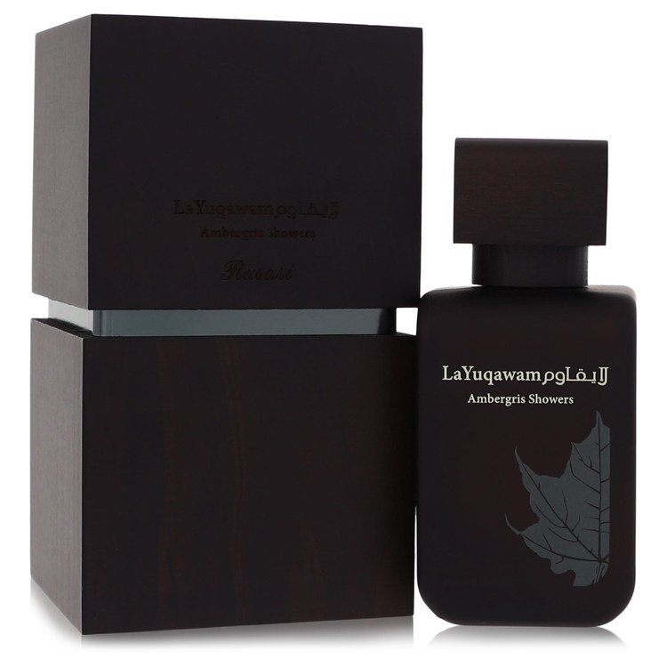 Ambergris Showers by Rasasi Eau De Parfum Spray 2.5 oz for Men