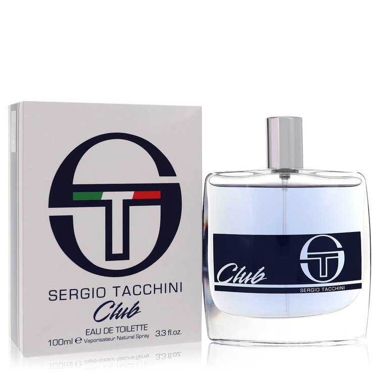 Sergio Tacchini Club de Sergio Tacchini Eau DE Toilette Spray 3.4 oz para hombres