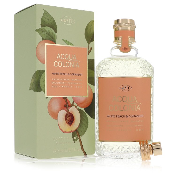 4711 Acqua Colonia White Peach & Coriander por Maurer & Wirtz Eau De Cologne Spray para Mujeres