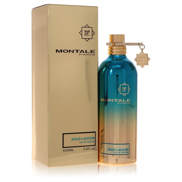 Montale Aoud Lagoon by Montale Eau De Parfum Spray (Unisex) 3,4 oz pentru femei