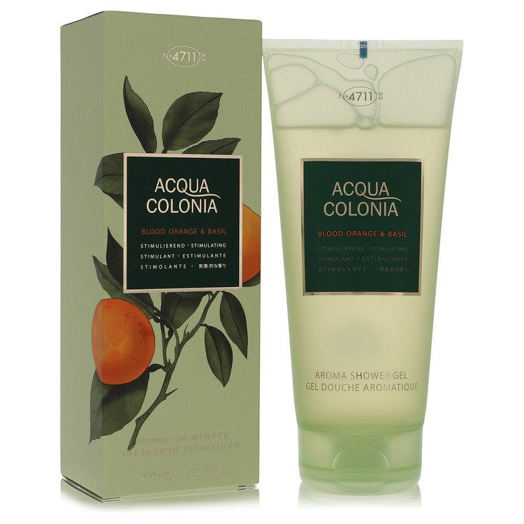 4711 Acqua Colonia Blood Orange & Basil by 4711 Gel de duș 6,8 oz pentru femei