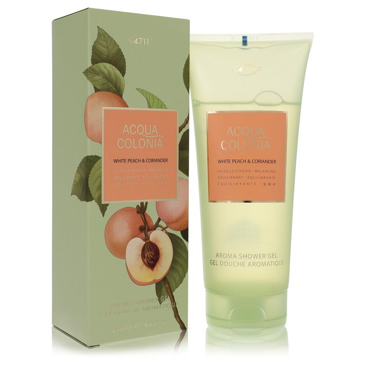 4711 Acqua Colonia White Peach & Coriannder by 4711 Gel de duș 6,8 oz pentru femei