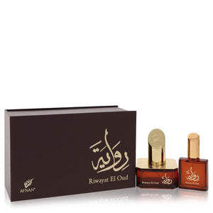 Riwayat El Oud by Afnan Eau De Parfum Spray + бесплатный спрей Travel EDP 0,67 унции 1,7 унции для женщин