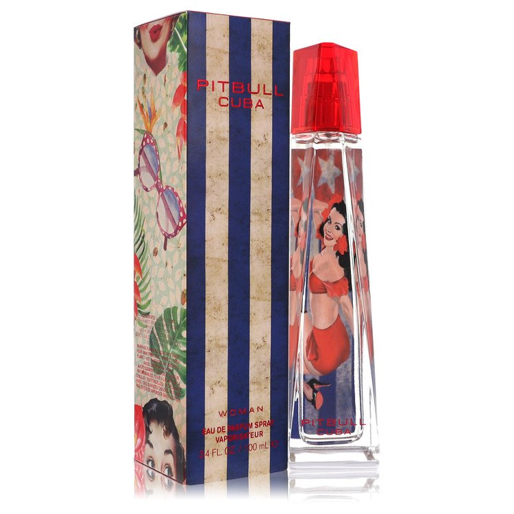 Pitbull Cuba by Pitbull Eau De Parfum Spray 3.4 oz para Mulher