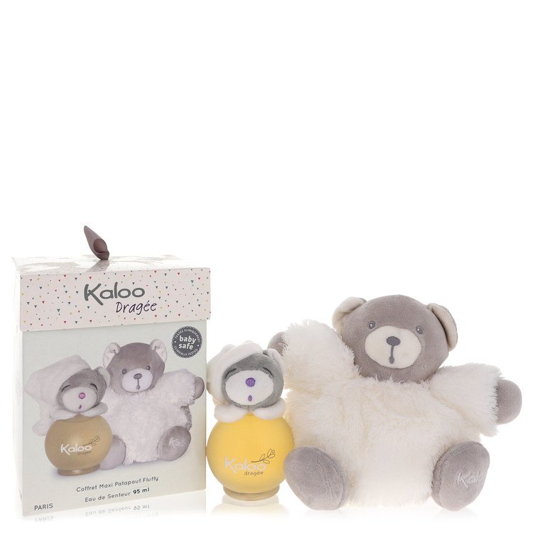 Kaloo Dragee von Kaloo Eau De Senteur Spray (alkoholfrei) + Gratis Fluffy Bear 3,2 oz für Männer