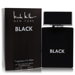 Nicole Miller Black de Nicole Miller Eau De Toilette Spray 3.4 oz para hombres