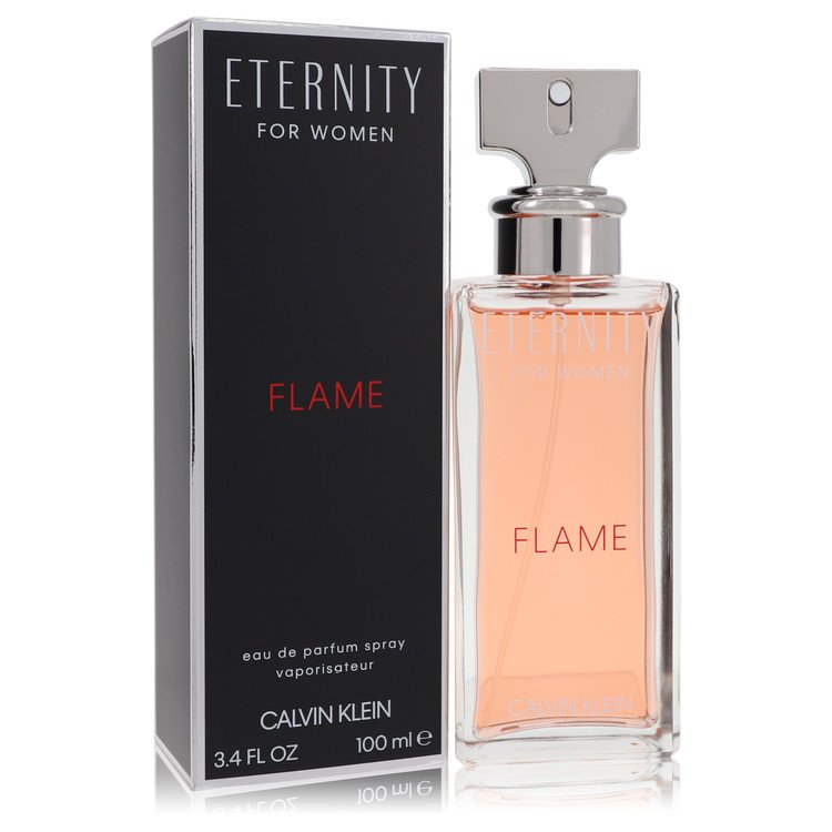 Eternity Flame by Calvin Klein Eau De Parfum Spray 3.4 oz for Women