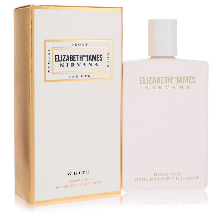 Nirvana White van Elizabeth en James Body Oil 3,4 oz voor dames