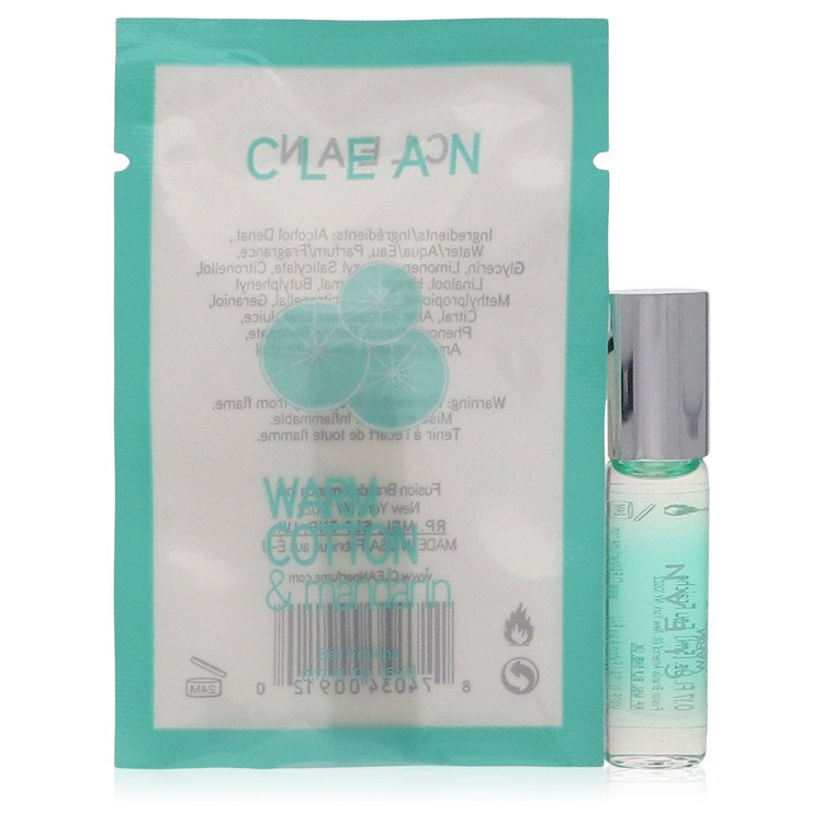 Clean Warm Cotton & Mandarine de Clean Mini Eau Fraiche .17 oz para mujeres