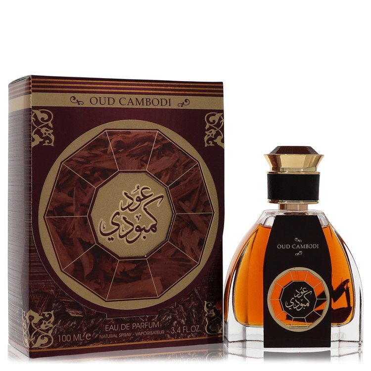 Oud Cambodi de Rihanah Eau De Parfum Spray (Unisex) 3.4 oz para mujeres