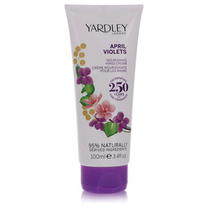 April Violets by Yardley London Hand Cream 3.4 oz  for Women