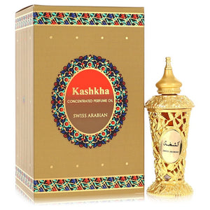 Swiss Arabian Kashkha de Swiss Arabian Aceite de perfume concentrado (Unisex) 0.6 oz para hombres