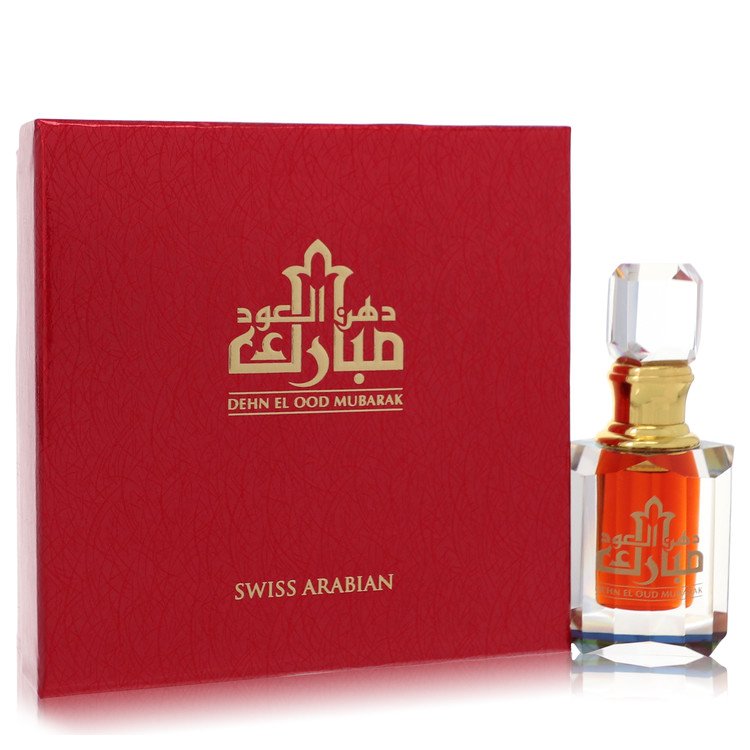 Dehn El Oud Mubarak от Swiss Arabian Extrait De Parfum (унисекс), 0,20 унции для мужчин