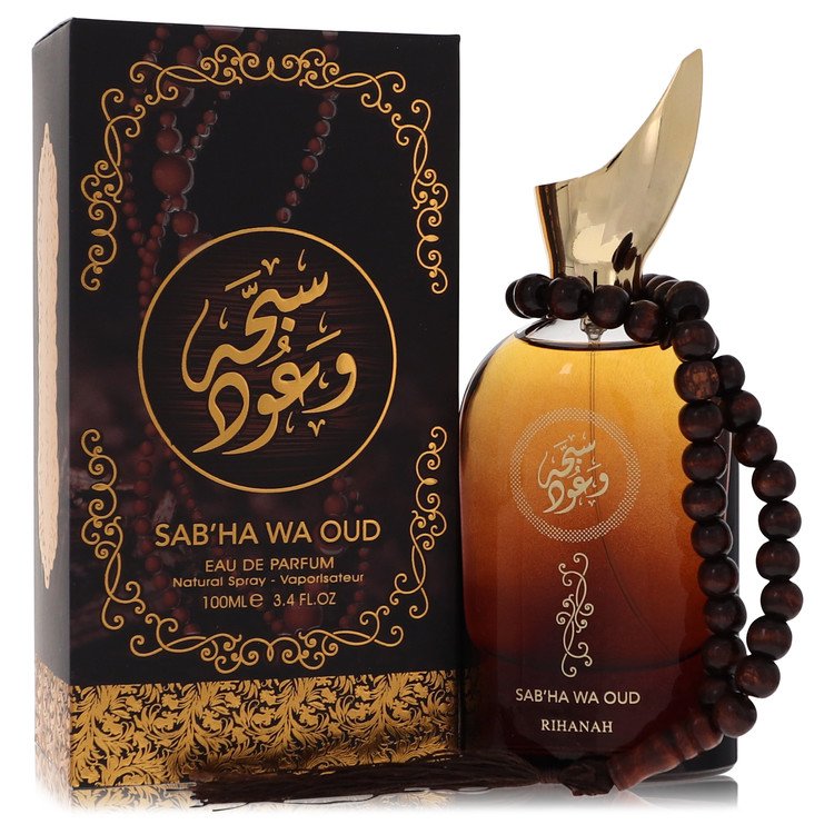 Sabha Wa Oud by Rihanah Eau De Parfum Spray (Unisex) 3,4 oz pentru bărbați