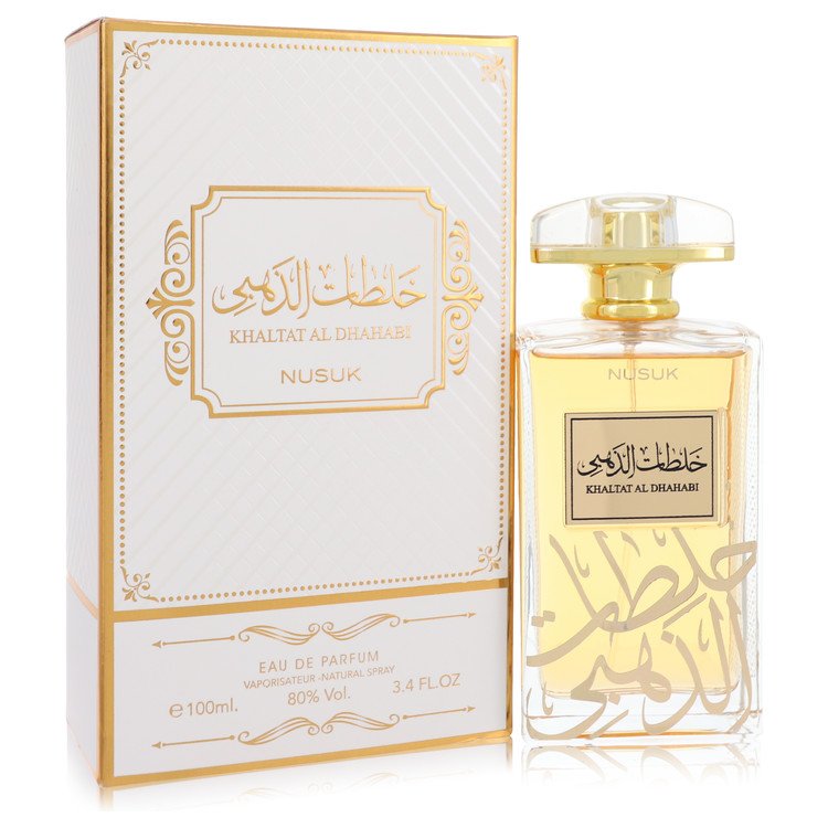 Khaltat Al Dhahabi door Nusuk Eau De Parfum Spray (Unisex) 3,4 oz voor mannen