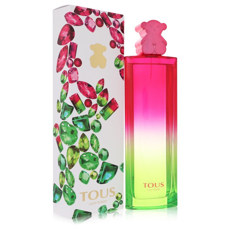 Tous Gems Power de Tous Eau De Toilette Spray 3 oz para mujeres