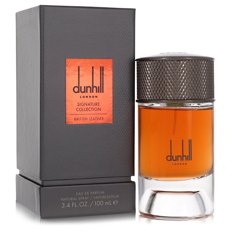 Dunhill British Leather de Alfred Dunhill Eau De Parfum Spray 3.4 oz para hombres