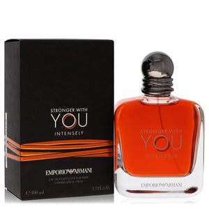 Stronger With You Intensely de Giorgio Armani Eau De Parfum Spray 3,4 oz pentru bărbați