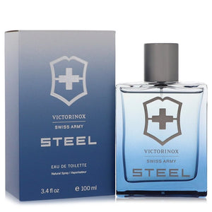 Swiss Army Steel von Swiss Army Eau de Toilette Spray 3,4 oz für Männer