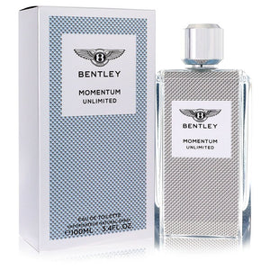 Bentley Momentum Unlimited by Bentley Eau De Toilette Spray 3.4 oz for Men