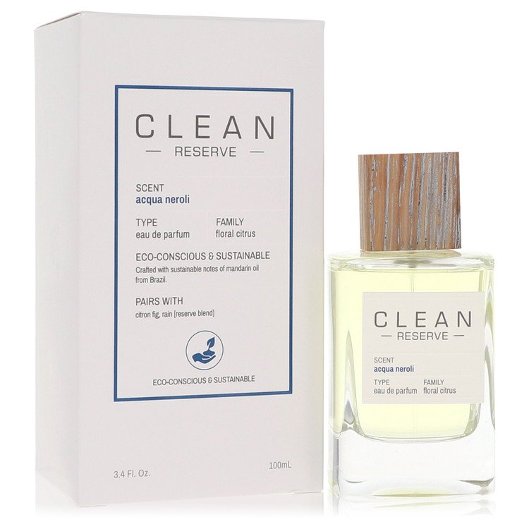 Clean Reserve Acqua Neroli от Clean Eau De Parfum Спрей для женщин 3,4 унции