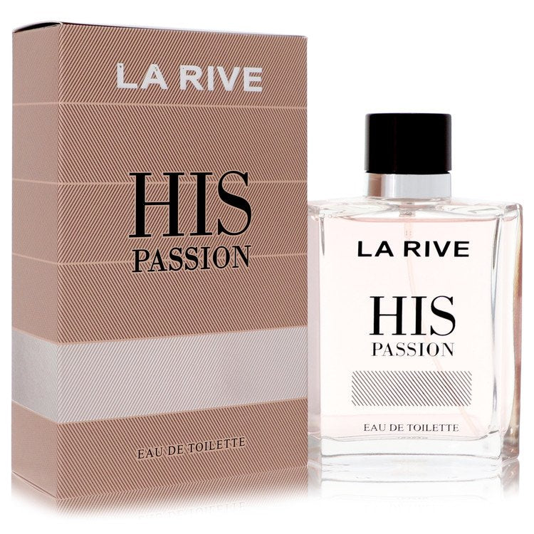 La Rive His Passion de La Rive Eau De Toilette Spray 3.3 oz para hombres