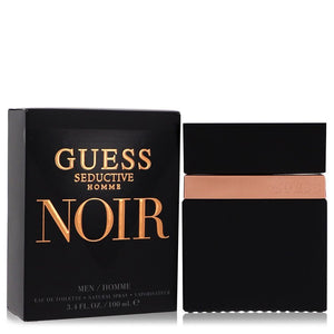 Guess Seductive Homme Noir de la Guess Eau De Toilette Spray 3,4 oz pentru bărbați