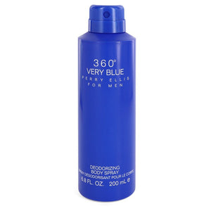 Perry Ellis 360 Very Blue de Perry Ellis Body Spray (sin caja) 6.8 oz para hombres