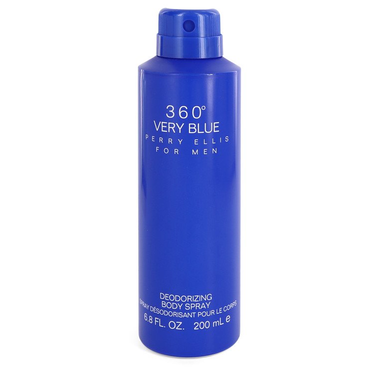 Perry Ellis 360 Very Blue de Perry Ellis Body Spray (sin caja) 6.8 oz para hombres