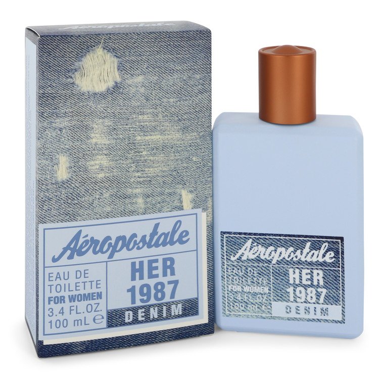 Aeropostale Her 1987 Denim de Aeropostale Eau De Toilette Spray 3.4 oz para mujer