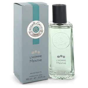 Roger & Gallet L'Homme Menthe by Roger & Gallet Eau De Toilette Spray 3.3 oz for Men