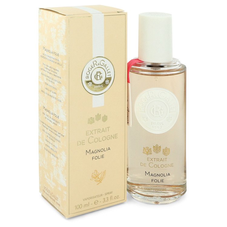 Roger & Gallet Magnolia Folie por Roger & Gallet Extrait De Cologne Spray 3.3 oz para Mujeres