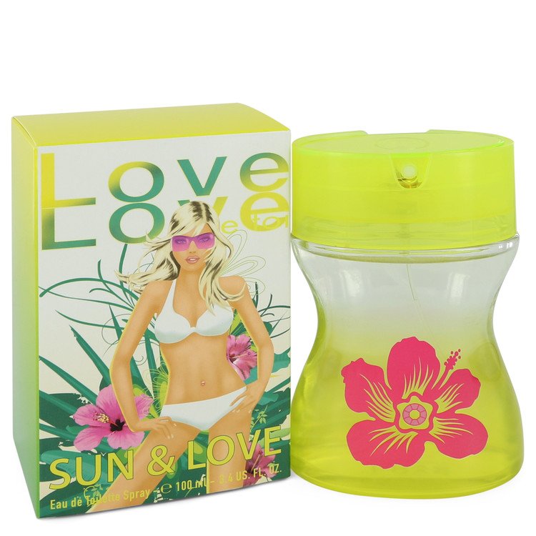 Sun & love by Cofinluxe Eau De Toilette Spray 3.4 oz para Mulher