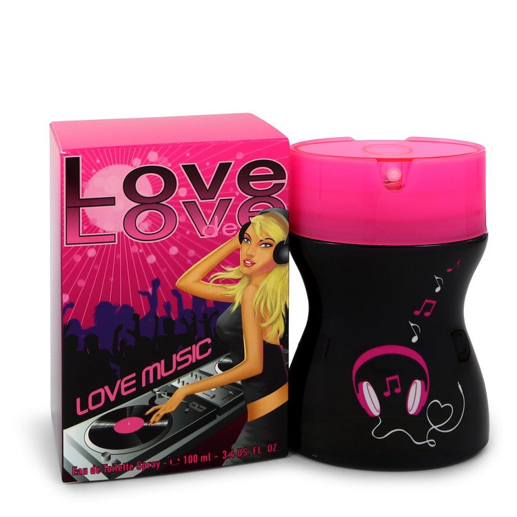Love Love Music da Cofinluxe Eau De Toilette Spray 3,4 onças para mulheres