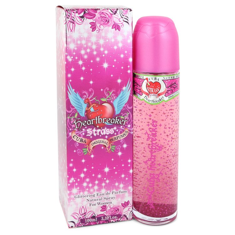 Cuba Strass Heartbreaker de Fragluxe Eau De Parfum Spray 3,4 oz pentru femei