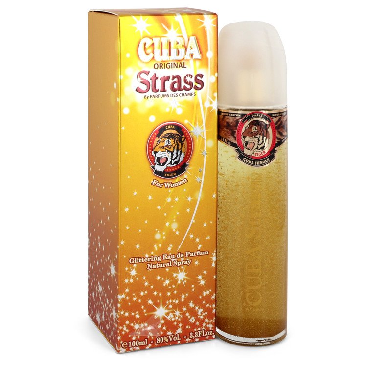 Cuba Strass Tiger de Fragluxe Eau De Parfum Spray 3.4 oz pentru femei