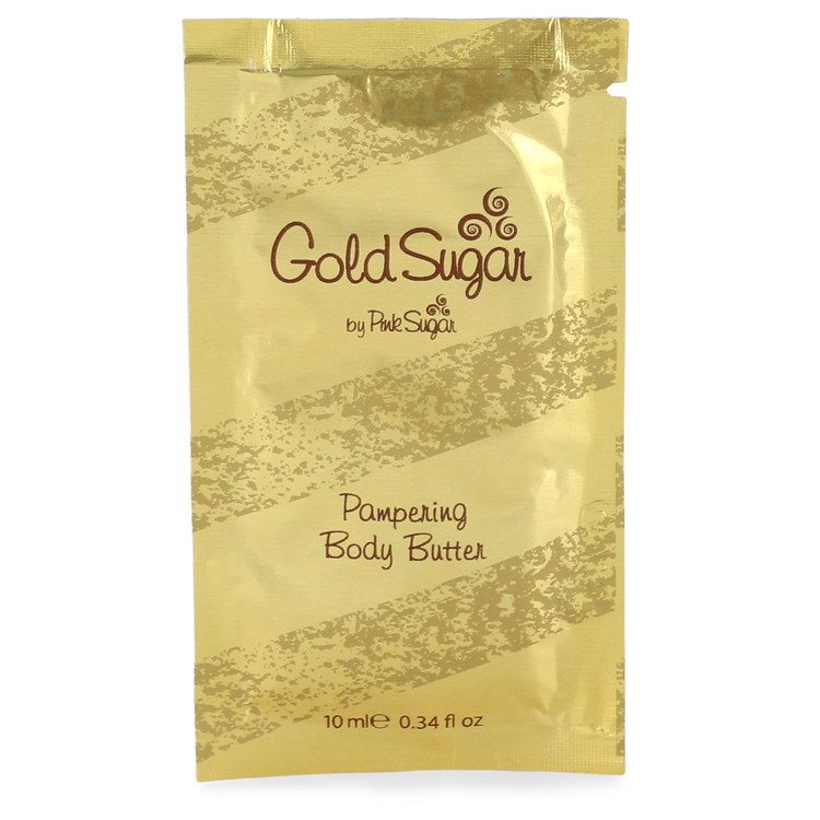 Beurre corporel Gold Sugar par Aquolina en pochette 0,34 oz pour femmes