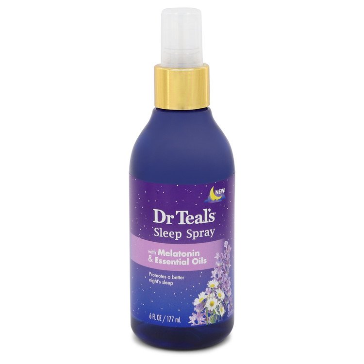 Spray para dormir Dr Teal's con melatonina y aceites esenciales para promover un mejor sueño nocturno 6 oz para mujeres