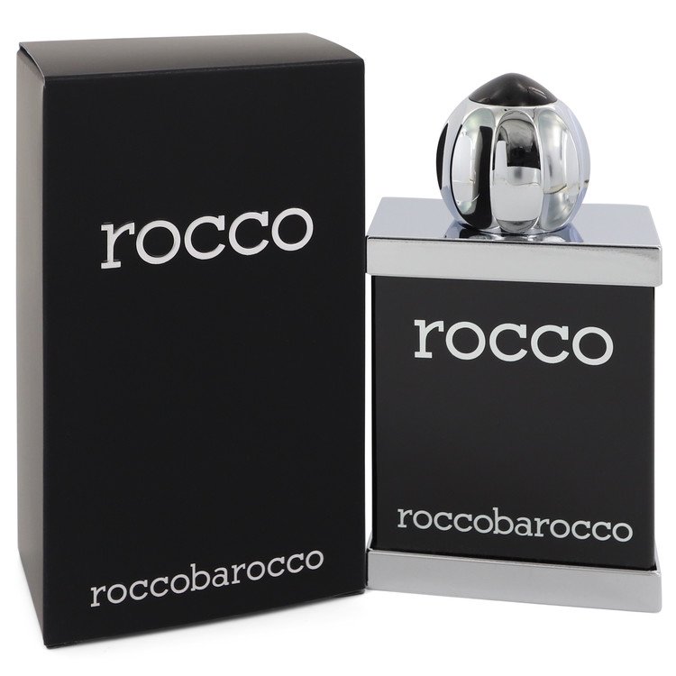 Woda toaletowa Rocco Black marki Roccobarocco w sprayu 3,4 uncji dla mężczyzn