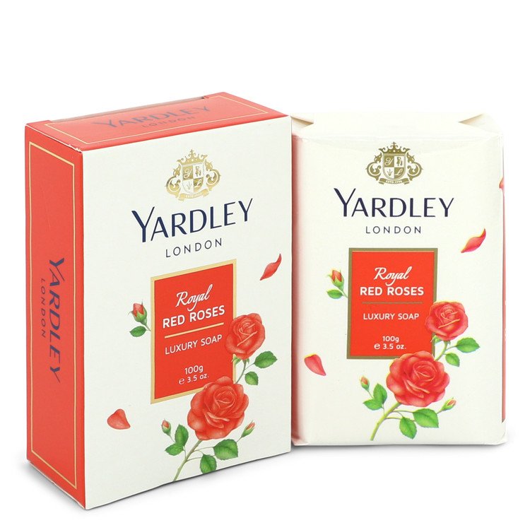 Yardley London Soaps от Yardley London Royal Red Roses Роскошное мыло для женщин 3,5 унции