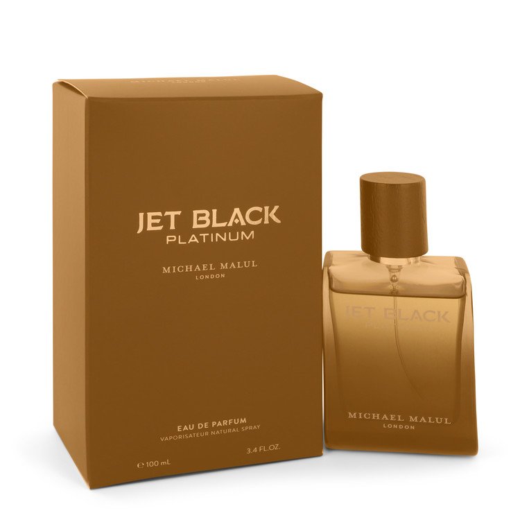 Jet Black Platinum von Michael Malul Eau De Parfum Spray 3,4 oz für Herren