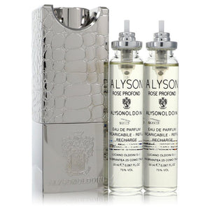 Rose Profond van Alyson Oldoini Eau de Parfum navulbare spray inclusief 3 x 20 ml vullingen en verstuiver 2 oz voor vrouwen