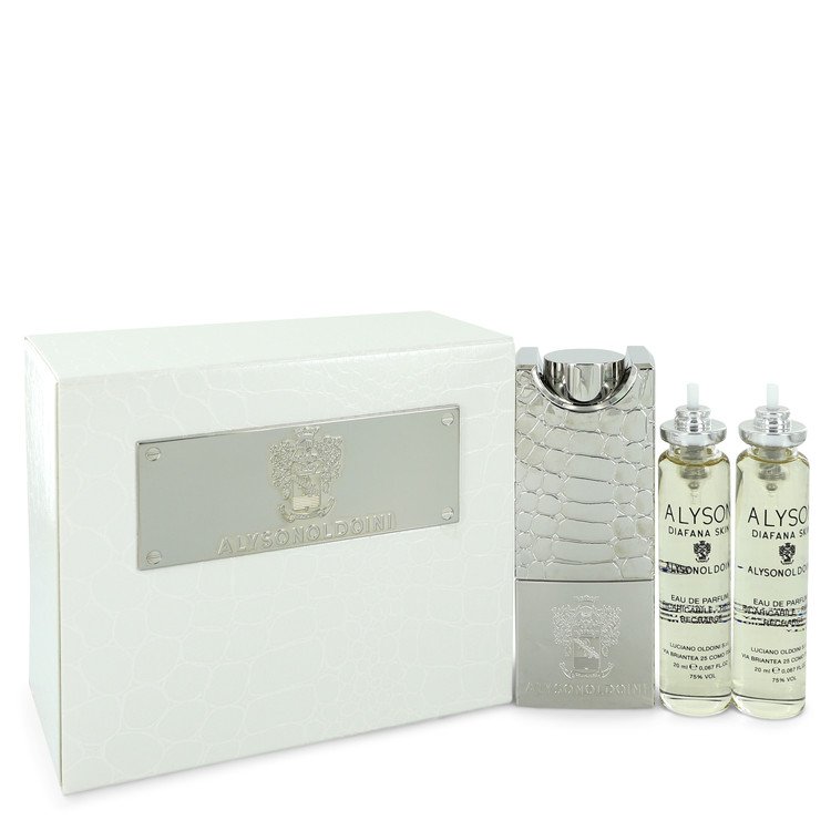 Diafana Skin por Alyson Oldoini Eau De Parfum Spray Recarregável Inclui 3 recargas de 20ml e atomizador recarregável 2 oz para mulheres