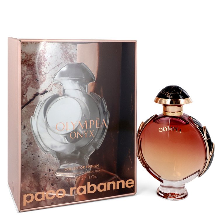 Olympea Onyx de Paco Rabanne Eau De Parfum Spray Edición de Coleccionista 2.7 oz para Mujeres