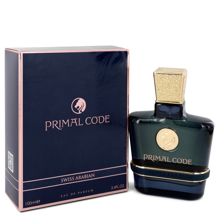 Primal Code Swiss Arabian Eau de Parfum Vaporisateur 3.4 Oz Pour Hommes